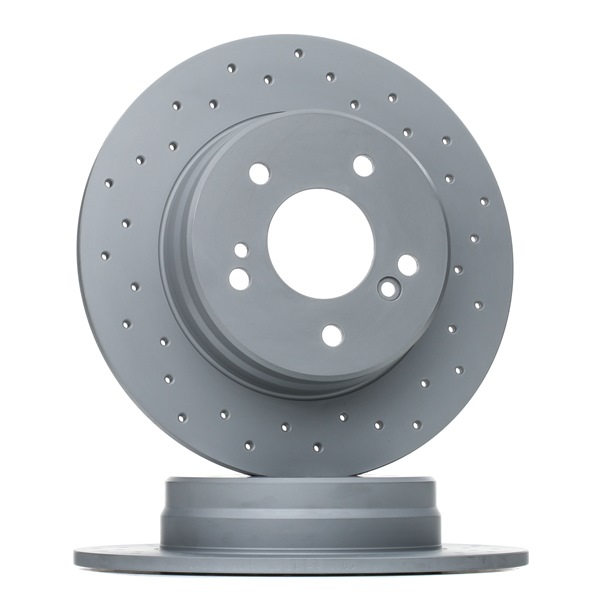 ZIMMERMANN 400.1412.52: Brzdový kotouč R: 278mm, plný, děrovaný, R: 278mm, nátěr SPORT COAT Z