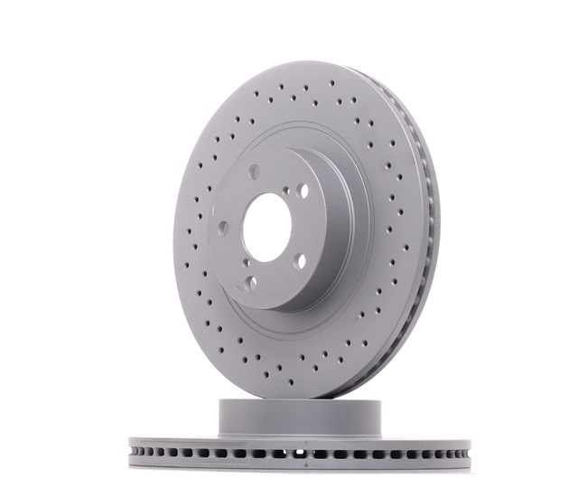 ZIMMERMANN 530.2458.52: Disco de freno Ø: 293mm, ventilación interna, perforado, Ø: 293mm, revestido SPORT COAT Z