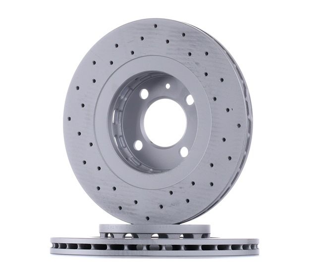 ZIMMERMANN 600.1601.52: Disco de freno Ø: 280mm, ventilación externa, perforado, Ø: 280mm, revestido SPORT COAT Z