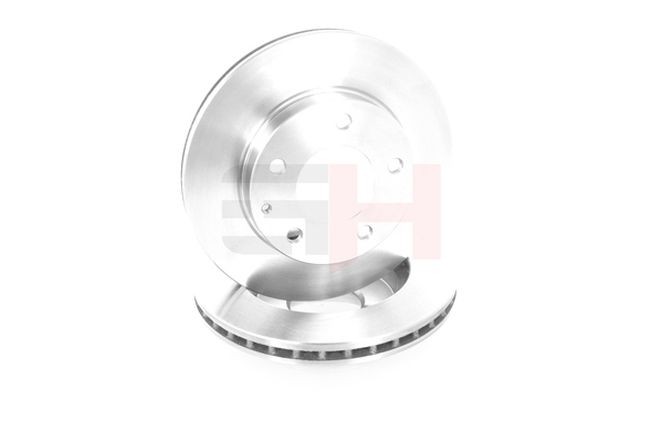 GH GH-403212: Tarcza hamulcowa Oś przednia, os przednia, z prawej, Oś przednia, z lewej, Ø: 258[mm], wentylowany, Ø: 258[mm]