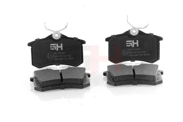 GH GH-410201: Juego de pastillas de freno con accesorios, con tornillos pinza freno
