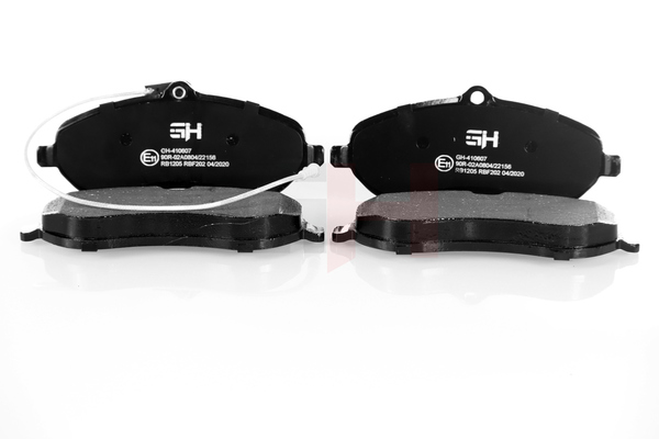 GH GH-410607: Juego de pastillas de freno con accesorios, con tornillos pinza freno