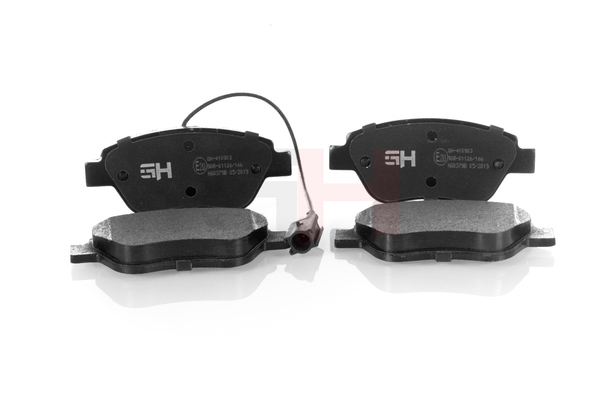 GH GH-410903: Juego de pastillas de freno con accesorios, con tornillos pinza freno