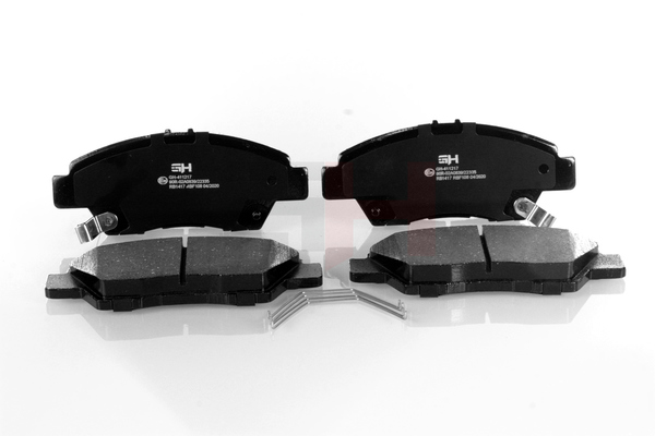 GH GH-411217: Juego de pastillas de freno con accesorios