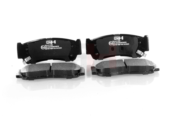 GH GH-411328: Juego de pastillas de freno con accesorios
