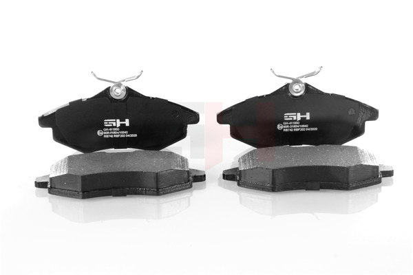 GH GH-411950: Juego de pastillas de freno con accesorios, con tornillos pinza freno