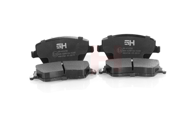GH GH-412258: Juego de pastillas de freno con accesorios, con tornillos pinza freno