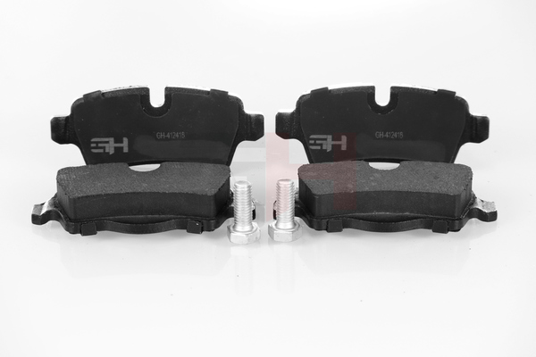 GH GH-412418: Klocki hamulcowe z dodatkami, ze śrubami prowadzącymi zacisku hamulcowego