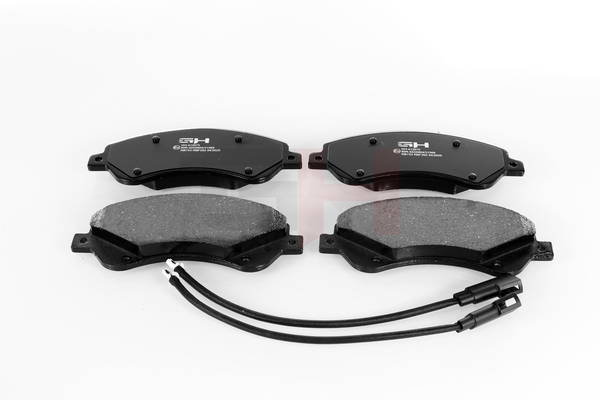 GH GH-412575: Juego de pastillas de freno con accesorios, con tornillos pinza freno