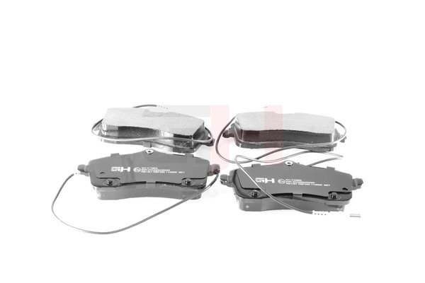 GH GH-412803: Plăcuțe de frână cu acceasorii, cu suruburi etrier