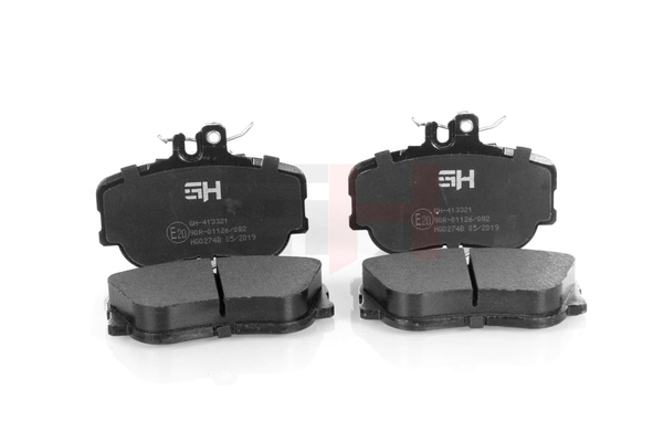 GH GH-413321: Kit pastiglie freni con accessori, con bulloni pinza freno