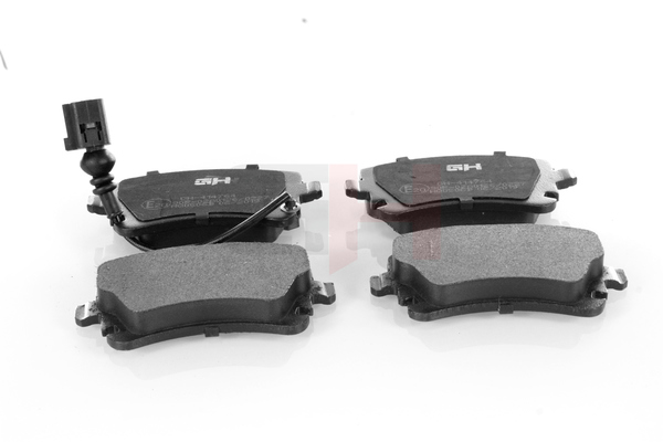 GH GH-414764: Juego de pastillas de freno con accesorios, con tornillos pinza freno