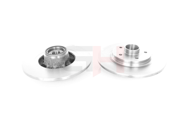 GH GH-423996: Disco de freno Eje trasero, Eje trasero, derecha, Eje trasero izquierda, Ø: 274mm, macizo, Ø: 274mm, con cojinete rueda, con anillo sensor ABS