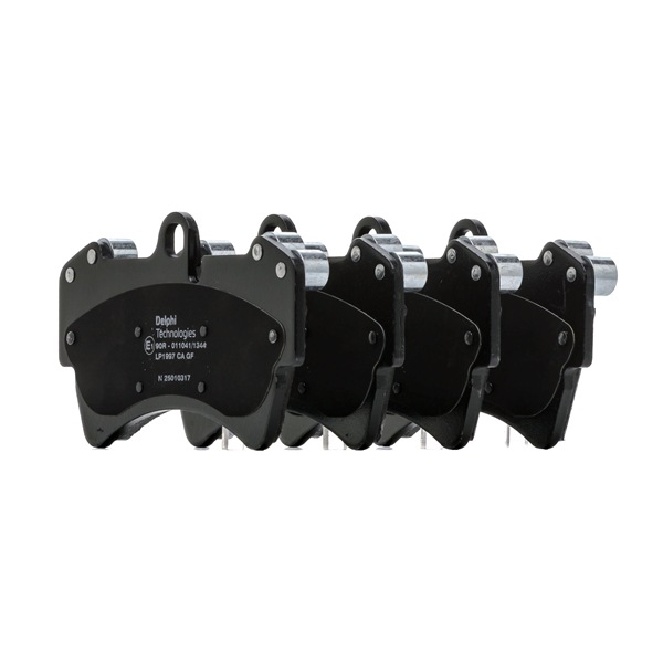 DELPHI LP1997: Bremsbeläge ohne Zubehör, mit Anti-Quietsch-Blech