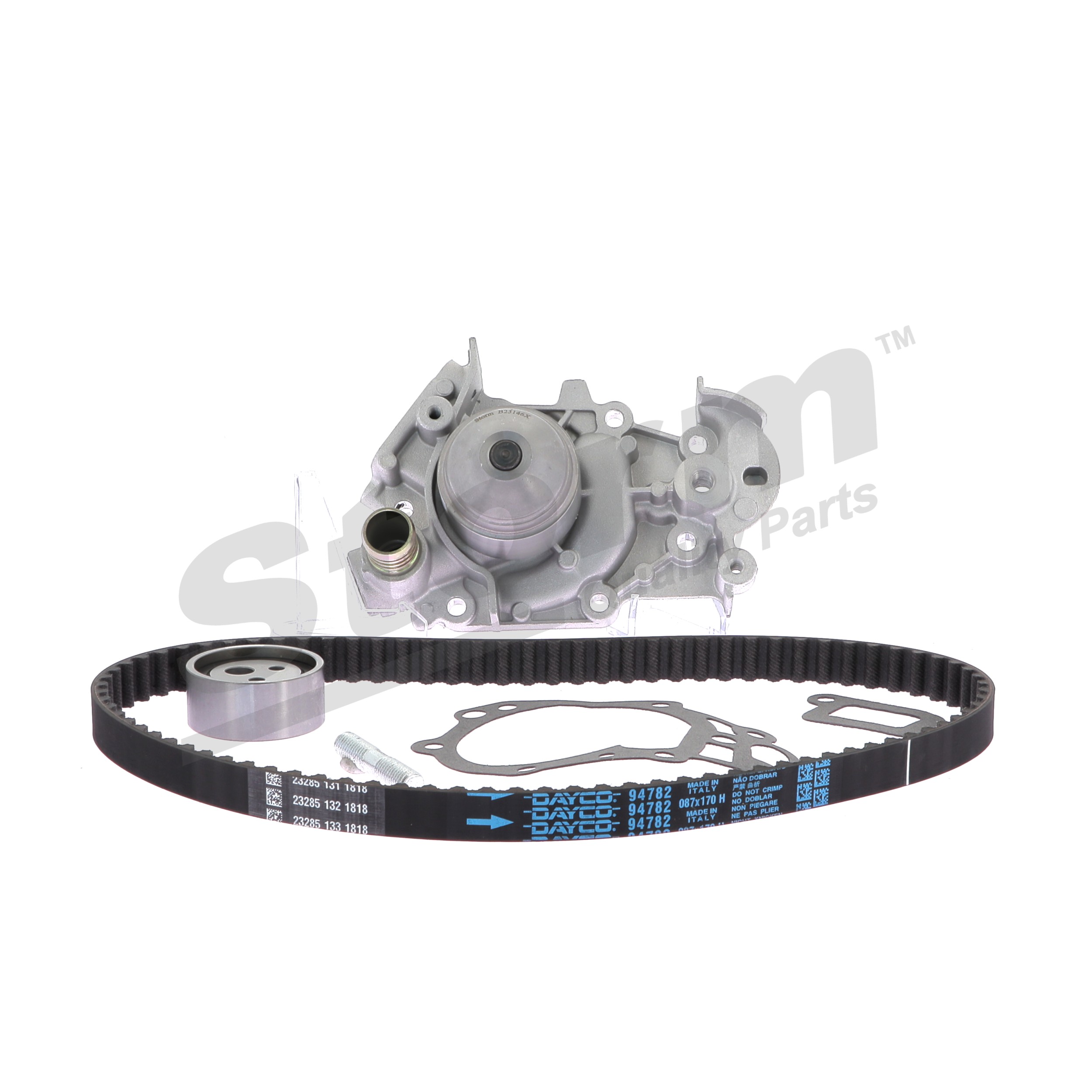 STORM QUALITY PARTS 5550058KP: Kit de distribution + pompe à eau Nbr. dents: 87, Largeur: 170, 22mm, avec pompe à eau, avec joint d'étanchéite, sans accessoires