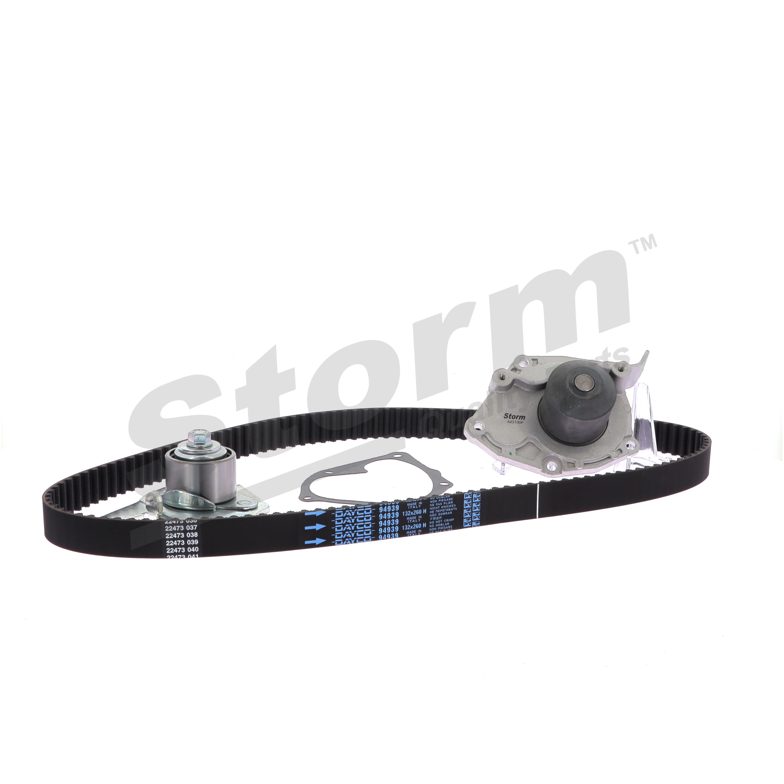 STORM QUALITY PARTS 5550597KP: Bomba de água + kit de correia dentada N.º dentes: 132, Largura: 260, 30mm, com bomba de água, com junta, sem acessórios