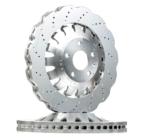 SHW Performance AFX44511: Piduriketas Wave Disc Esisild, Ø: 370mm, sisemine õhutus, kaheosaline piduriketas, augustatud/karestatud, Ø: 370mm, kaetud