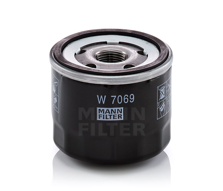 MANN-FILTER W 7069: Filtro olio con una valvola blocco arretramento