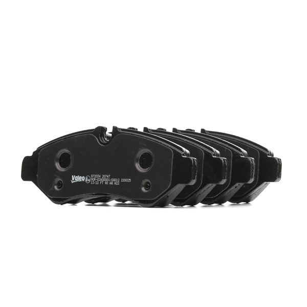 VALEO 872034: Juego de pastillas de freno OPTIPACK for LCV Eje trasero, para usos intensivos
