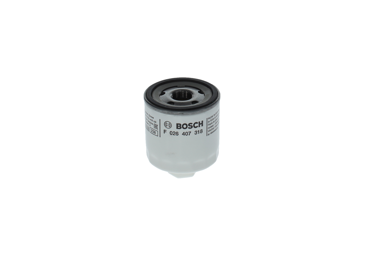 BOSCH F 026 407 318 Oliefilter FORD Transit Mk7 Flatbed Vrachtwagen / Chassis (V363, FED, FFD) 130 Pk Diesel kosten