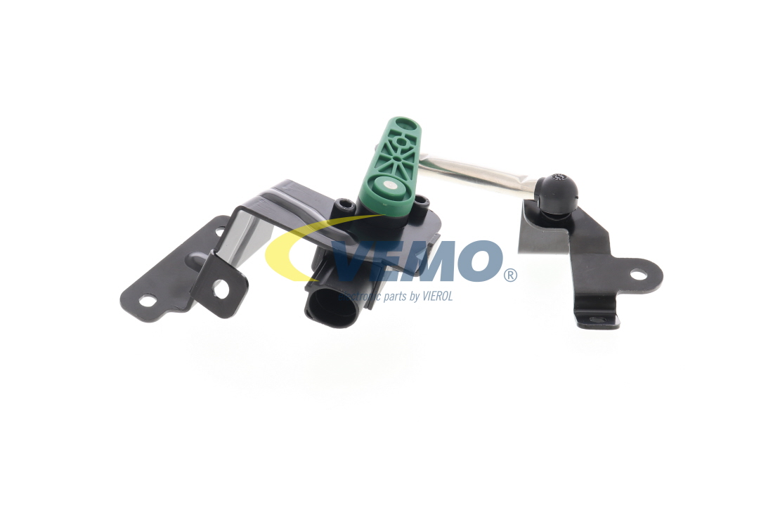 VEMO V10-72-0209: Sensor, luces xenon (regulación alcance luces) Original calidad de VEMO Eje trasero izquierda, con soporte, con barra de acoplamiento