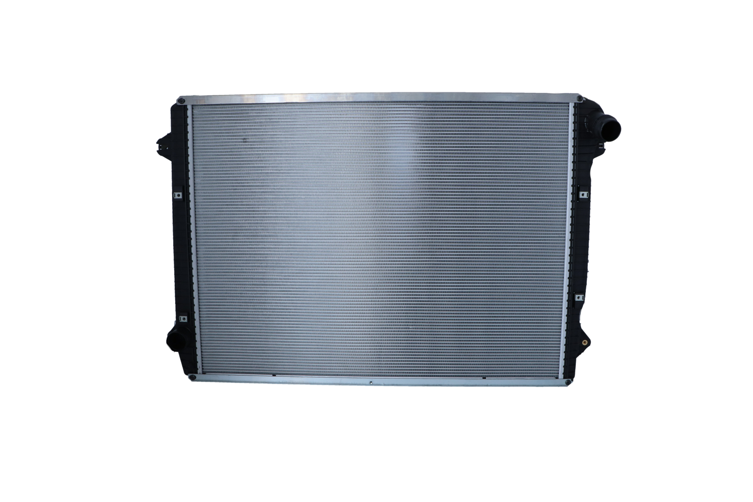 NRF 500004: Chłodnica, układ chłodzenia silnika Aluminium, z ramą