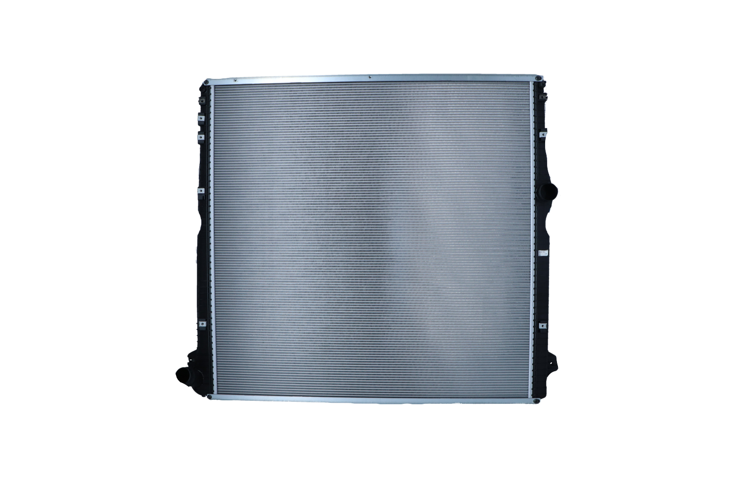 NRF 500006: Radiator, racire motor Aluminiu, cu cadru