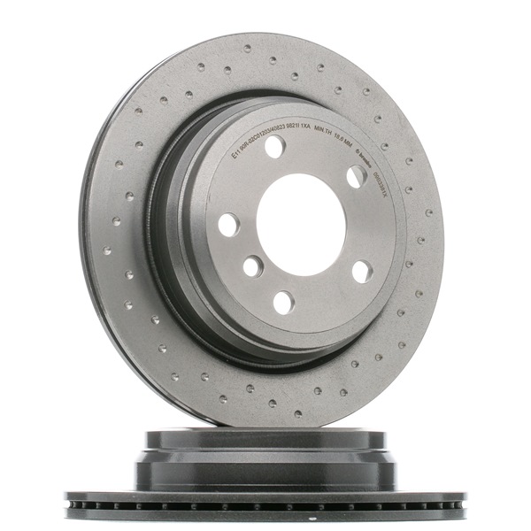 BREMBO 09.B338.1X: Bremsscheibe XTRA LINE - Xtra Ø: 300mm, gelocht/innenbel., Ø: 300mm, beschichtet, mit Schrauben