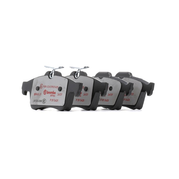 BREMBO P 59 042X: Bremžu kluči XTRA LINE bez piederumiem, ar piespiedējplāksni