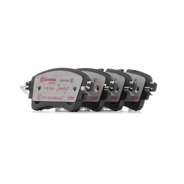 BREMBO P 85 154X Plaquettes de frein AUDI Q5 SUV (80A) 204 CV Essence/électrique coût