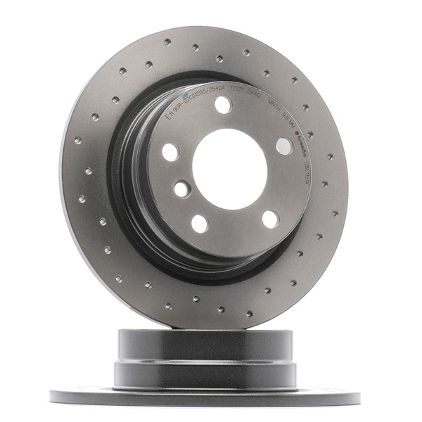 BREMBO 08.C115.1X: Brzdový kotouč XTRA LINE - Xtra R: 290mm, plný, děrovaný, R: 290mm, nátěr, se šrouby