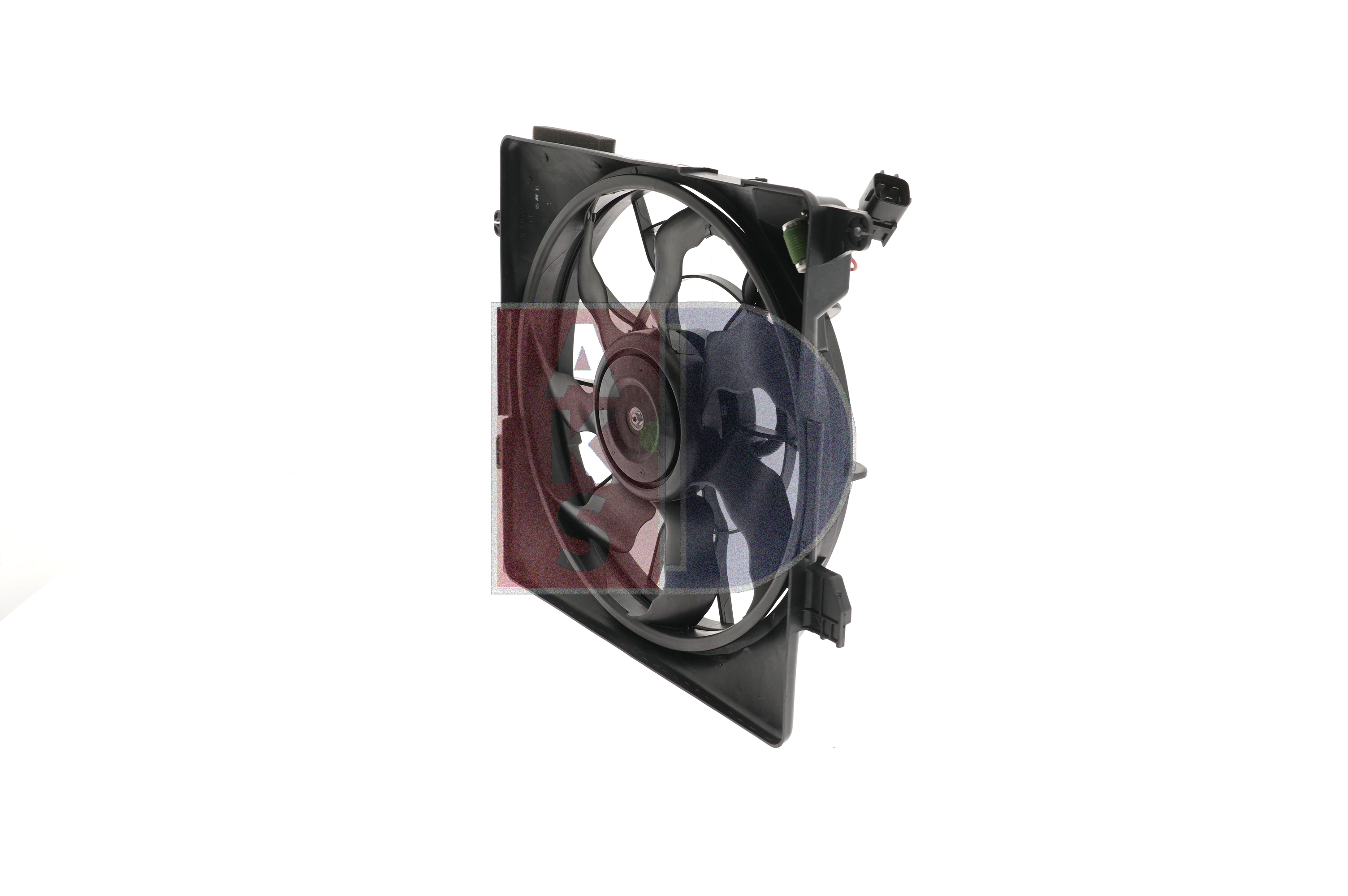 AKS DASIS 568135N: Ventilator, radiator 460mm, cu rama aerisire radiator