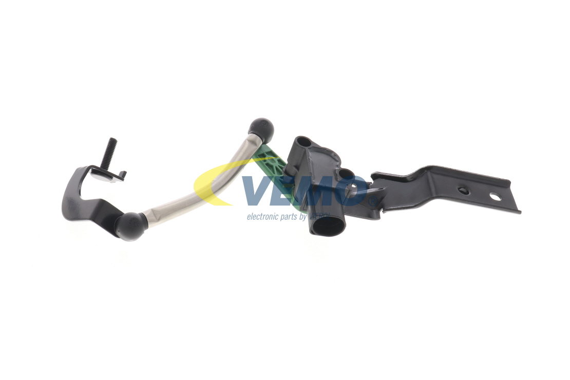 VEMO V10-72-0221: Sensor, Xenonlicht (Leuchtweiteregulierung) Green Mobility Parts Vorderachse rechts, mit Halter, mit Koppelstange