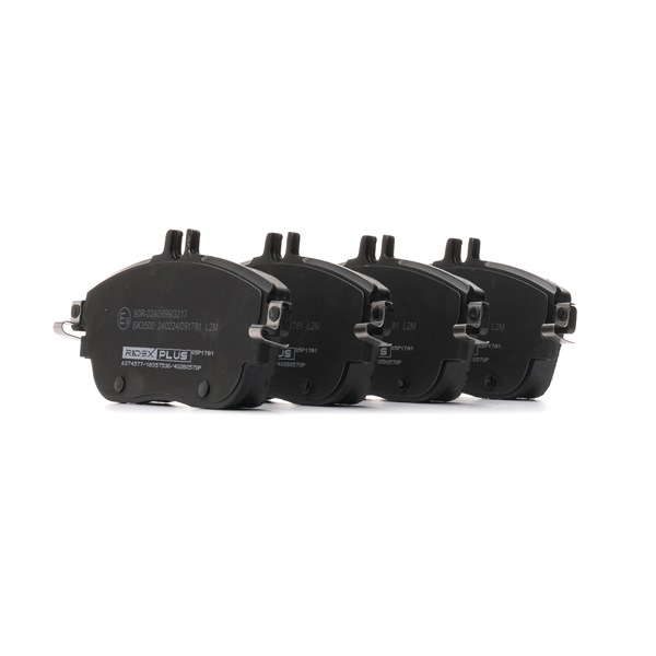 RIDEX PLUS 402B0570P Stabdžių kaladėlės INFINITI QX30 I (H15E) 156 AG benzinas kaina