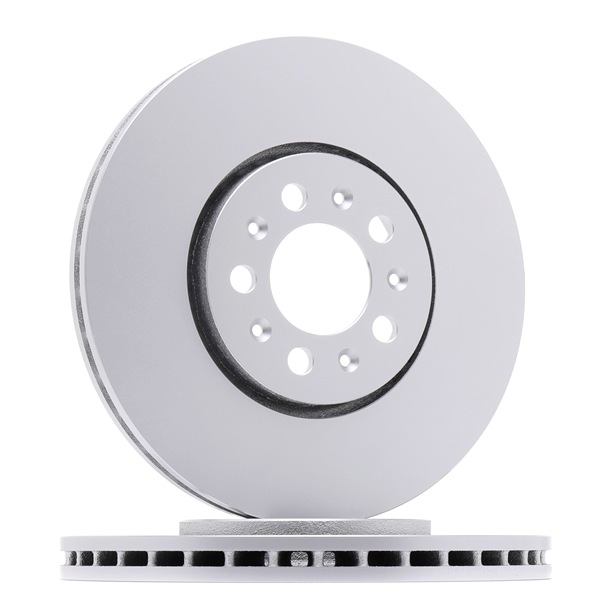 RIDEX PLUS 82B0143P: Brzdový kotúč predna naprava, Ø: 288mm, vetraný, żedá liatina, Ø: 288mm, potiahnutá, so skrutkami