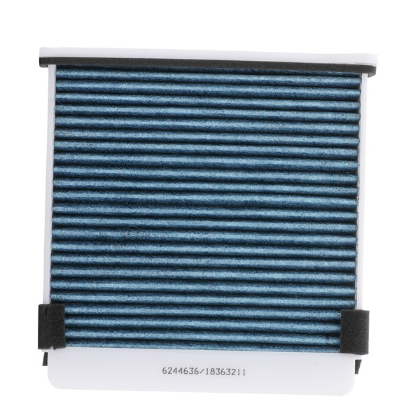 RIDEX PLUS 424I0553P: Filtro de habitáculo con efecto antialérgico, con efecto bactericida, Filtro partículas finas (PM 2.5), con efecto fungicida