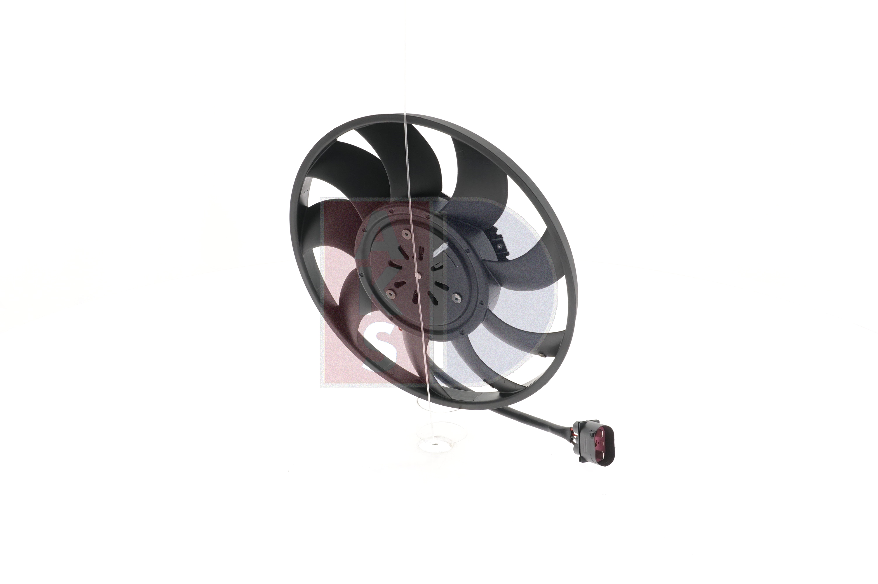 AKS DASIS 488034N: Ventilator, radiator 365mm, fara rama aerisire radiator