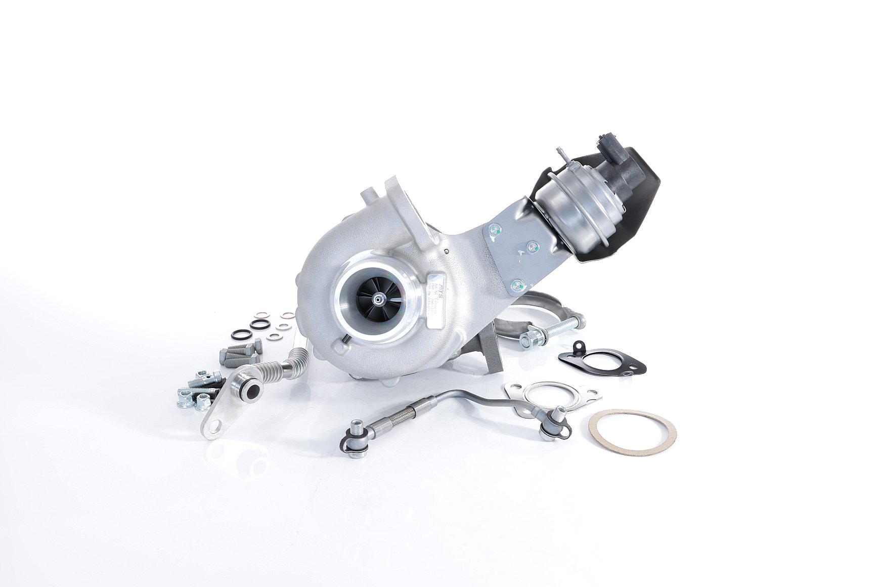 BTS TURBO T981422BT: Turbolader TURBO SERVICE SET BUDGET mit Ölzulaufleitung, mit Ölablaufleitung, mit Anbau-/Befestigungsmaterial