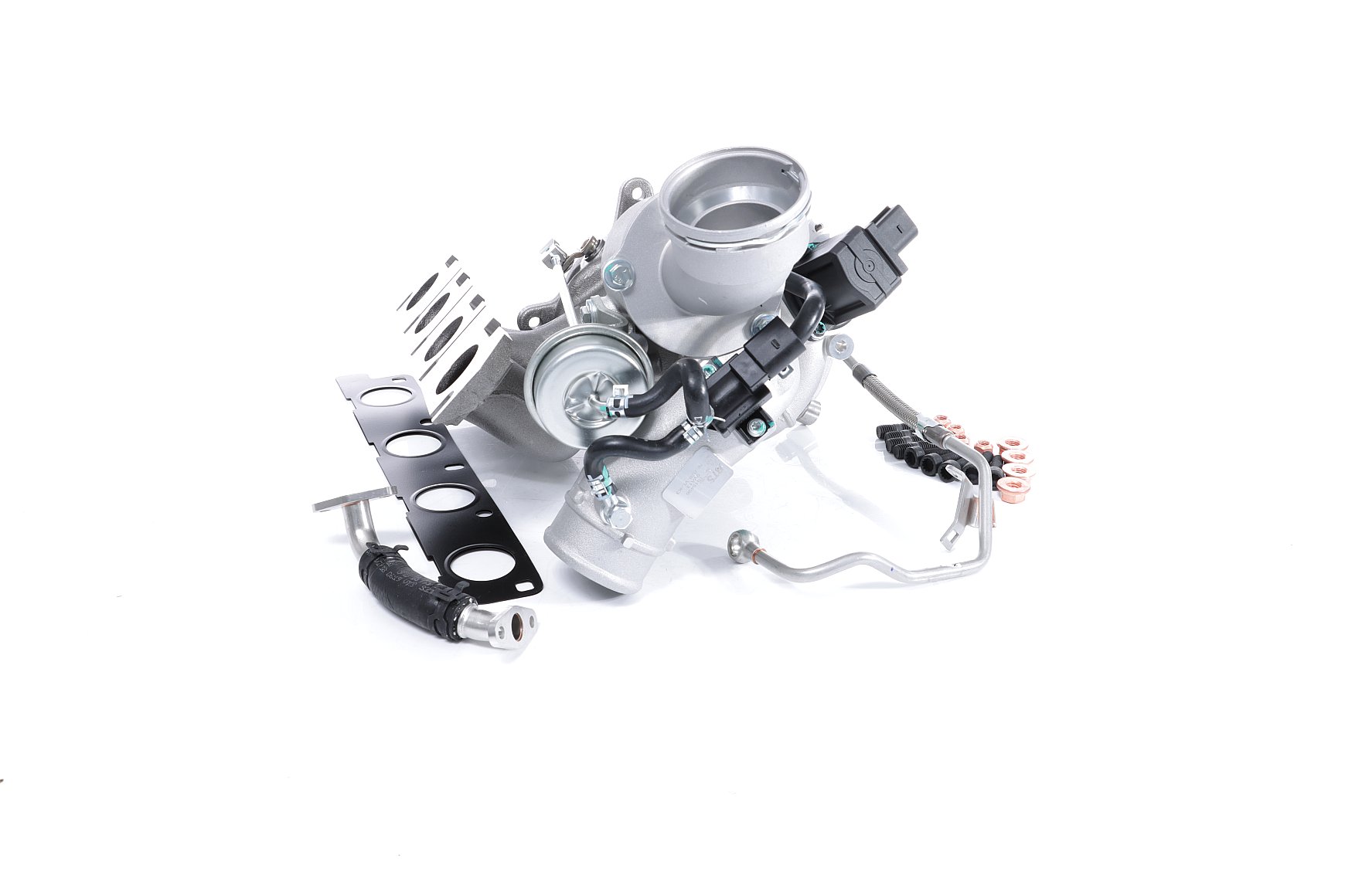 BTS TURBO T981450BT: Turbocharger TURBO SERVICE SET BUDGET Met olietoevoerleiding, Met olieafvoerleiding, met montage-/bevestigingsmateriaal