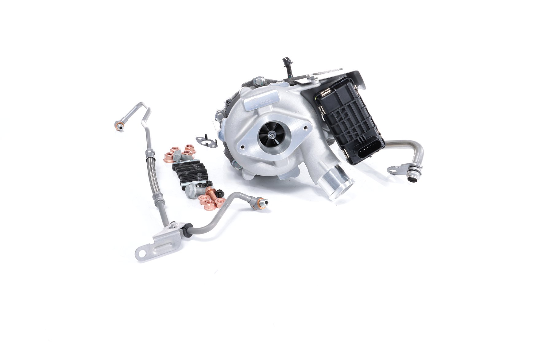 BTS TURBO T981464BT: Turbocharger TURBO SERVICE SET BUDGET Met olietoevoerleiding, Met olieafvoerleiding, met montage-/bevestigingsmateriaal