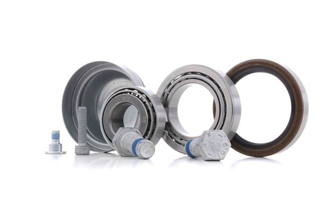 FEBI BILSTEIN 02071: Set rulment roata Axa fata stanga, Axa fata dreapta, cu surub, cu inel etansare