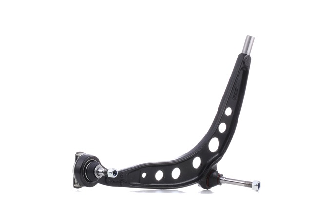 FEBI BILSTEIN 07966: Bras de suspension Essieu avant inférieur, droit, Fonte d'acier, avec écrou de blocage, avec rotule de suspension, sans palier