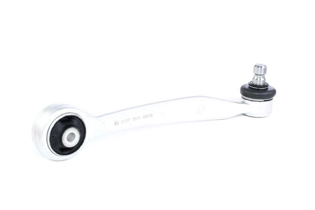 FEBI BILSTEIN 11137: Bras de suspension Essieu avant gauche, supérieur, avant, Aluminium, avec rotule de suspension, avec support en caoutchouc