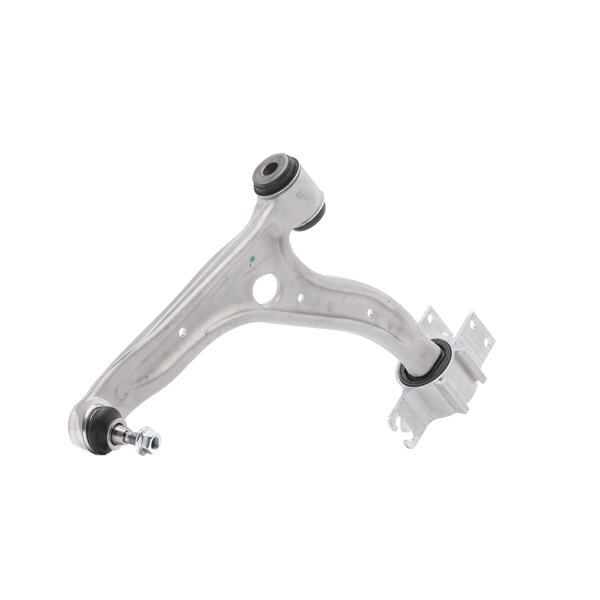 RIDEX 273C2592: Barra oscilante de suspensión de ruedas Eje delantero, izquierda, Aluminio, con rótula de suspensión/carga, con apoyo de caucho