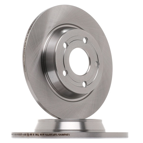 RIDEX 82B3201: Disco de freno Eje trasero, Ø: 271mm, macizo, Hierro fundido, Ø: 271mm, sin recubrimiento, sin buje de rueda, sin perno de sujeción de rueda