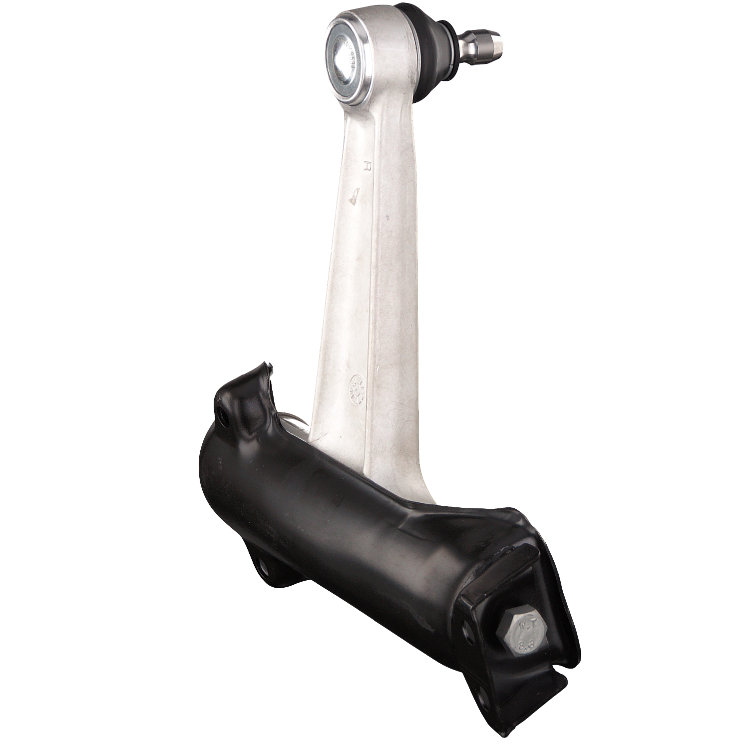 FEBI BILSTEIN 14226: Bras de suspension Essieu avant supérieur, droit, Aluminium, avec paliers en caoutchouc, avec rotule de suspension