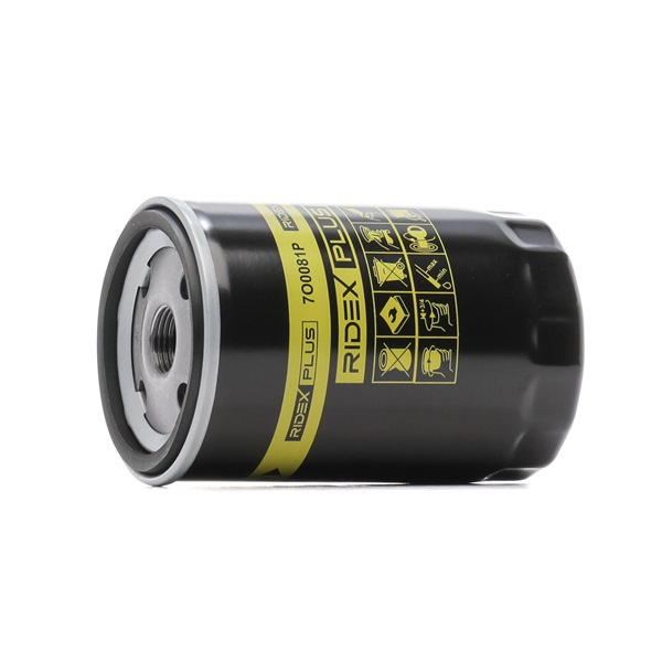 RIDEX PLUS 7O0081P: Ölfilter mit zwei Rücklaufsperrventilen