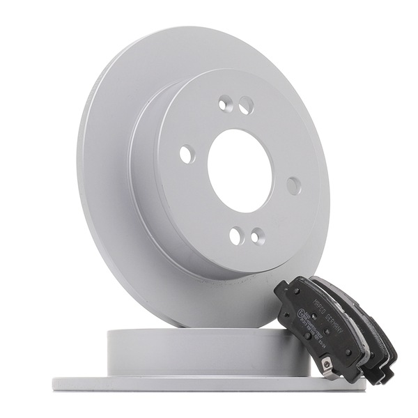 MAPCO 47274C: Bromssats, skivbroms Bakaxel, Ø: 234mm, full, Anti-skrik-plåt