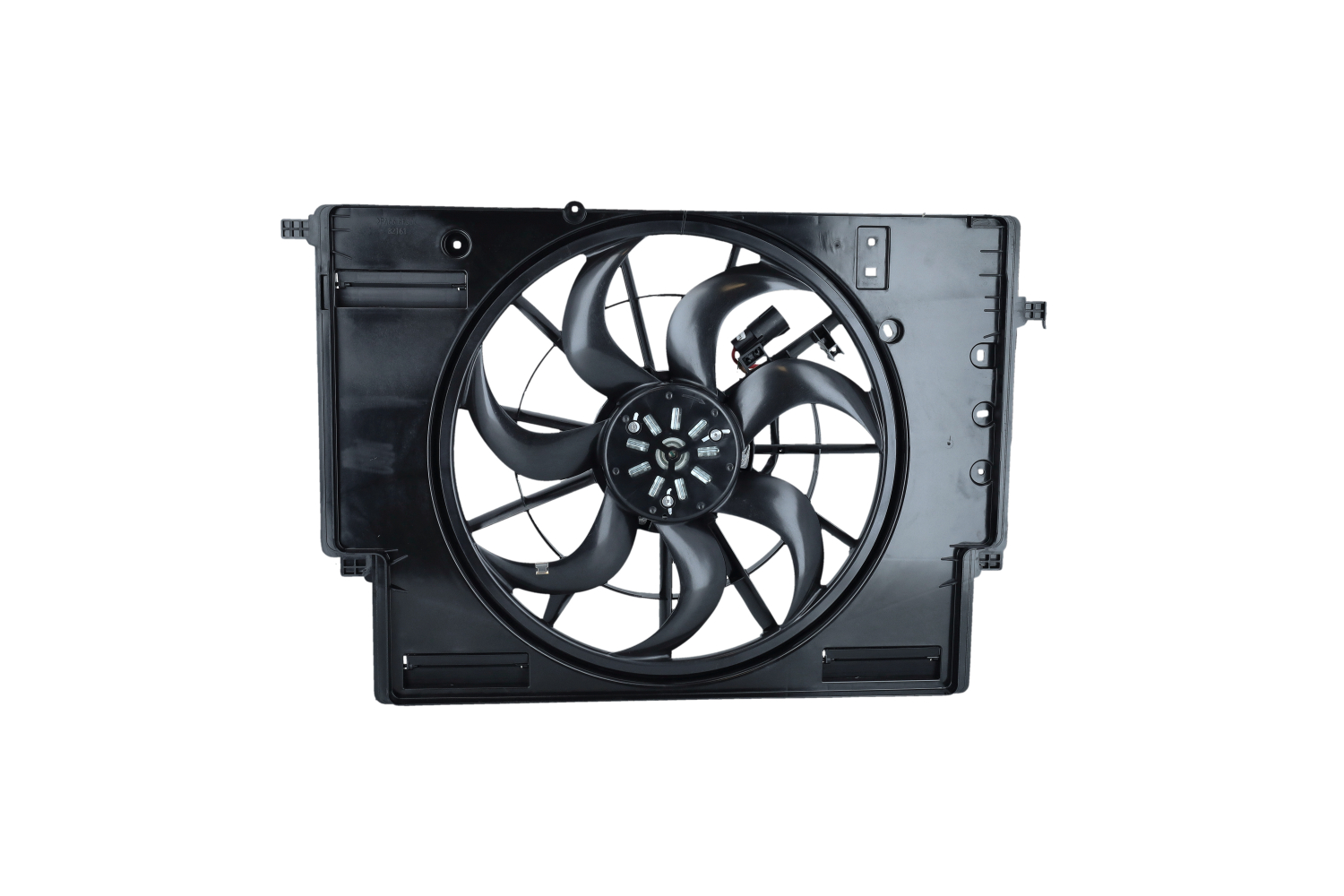 NRF 470045: Radiaatori ventilaator koos jahutusventilaatoriraamiga(Zarge), harjadeta mootor