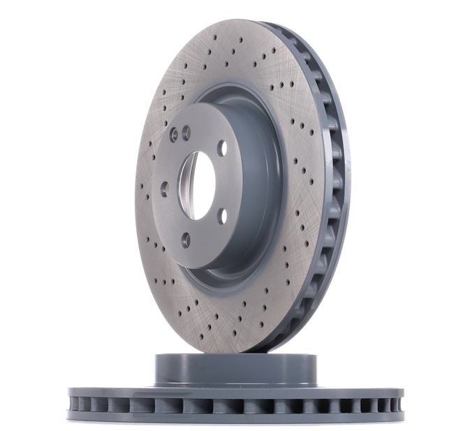 FEBI BILSTEIN 26407: Disc de frână punte fata, Ř: 335mm, perforat/ventilat interior, Ř: 335mm, acoperit (cu un strat protector)